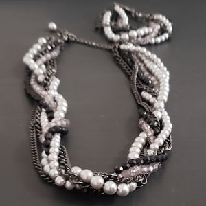 Layered Necklace & Bracelets Pearls & Chains EUC